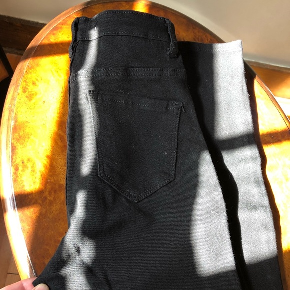 JC & JQ Skinny Black Jeans with holes 1 Junior - Picture 7 of 8